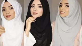 SIMPLE FULL COVERAGE HIJAB STYLES