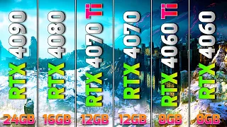 RTX 4090 vs RTX 4080 vs RTX 4070 Ti vs RTX 4070 vs RTX 4060 Ti vs RTX 4060