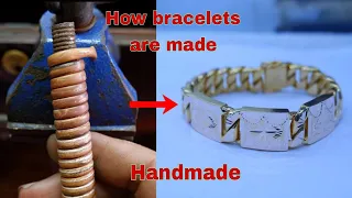 Let`s learn make hollow chain bracelets [Platinum Jewelry][Handmade]