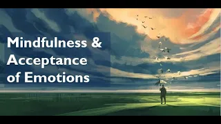 DBT - Emotion Regulation - Mindfulness and Acceptance of Emotions