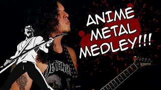 Anime Metal Guitar Medley (Saint Seiya, Dragon Ball, Evangelion, Captain Tsubasa)!!!