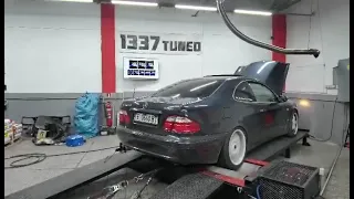 Mercedes CLK 230 Turbo 1.85bar boost 292kw 570nm wheel