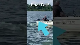 Boat Fails 2023 - Boat hitting Ground - too low terrain - Grundberührung - Außenborder setzt auf