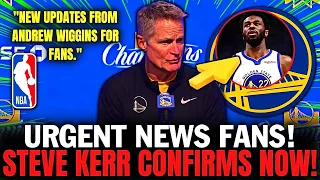 🚨 URGENT FANS! CONFIRMED NOW! ANDREW WIGGINS UPDATES! WARRIORS NEWS! GOLDEN STATE WARRIORS NEWS