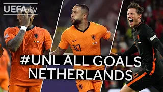 🟠 NETHERLANDS 2022/23 #UNL All GOALS to reach the finals!!