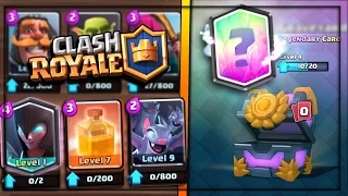 NIGHT WITCH, BATS & HEAL "NEW CARDS" RELEASE WHEN?! Clash Royale GRAND LEGENDARY PULL AGAIN!