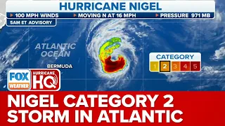 Hurricane Nigel Gains Strength In Atlantic, Now Category 2 Storm