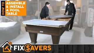 How to Install and Cloth a Pool Table with Slates - FULL DIY GUIDE