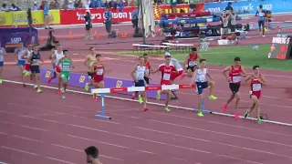 3000m steeplechase Men final 10. 8. 2023  European Athletics U20 Championships Jerusalem