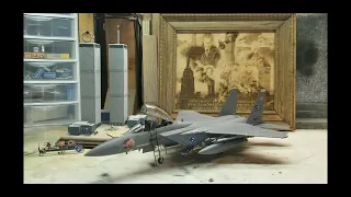 1/48 Revell F-15E "Let's Roll" 9/11 Tribute Build Reveal Video
