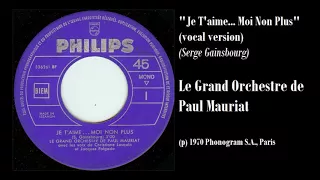 Paul Mauriat - Je T'Aime... Moi Non Plus (1st version vocal)