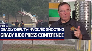 Grady Judd press conference on deadly deputy-involved shooting