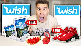 I Bought All The FREE Items on Wish... (under $1)