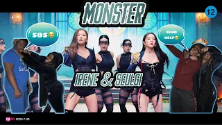 FORCING NON KPOP FANS TO REACT TO Red Velvet - IRENE & SEULGI 'Monster' MV