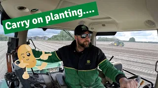 PLANTING POTATOES and... How many wallys can you fit in a tractor - Fenland Farming Adventures -