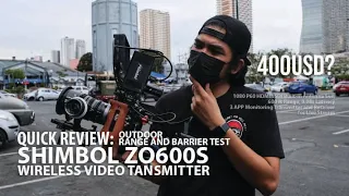 SHIMBOL ZOLink 600S: Outdoor Range and Barrier Test (Quick Review)