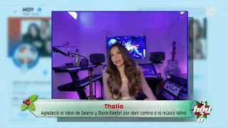 Thalia Dice Que Selena Es Un Pilar En La Música Latina - Fundación Latin Grammy - Programa Hoy