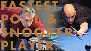 Fastest Pool and Snooker Player | Tony Drago v Vincent Faquet | Paris Open