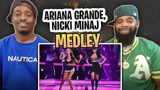 TRE-TV REACTS TO -  Ariana Grande & Nicki Minaj - Medley (Live on NBA All Star Game Half Time Show)