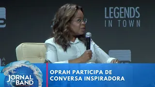 Oprah relembra infância difícil e sucesso na TV no Legends in Town | Jornal da Band