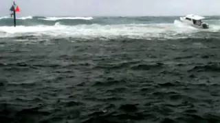 Crazy Boater heads out of the Hillsborough inlet