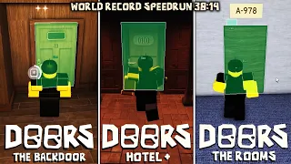 DOORS ALL FLOORS WORLD RECORD SPEEDRUN *38:69* NO CHEATS