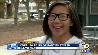 Panty theft suspect arrested at UCSD