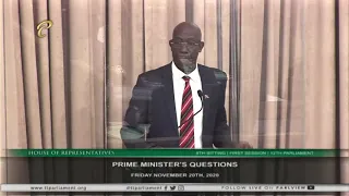 Prime Minister's Question Time - Friday November 20, 2020