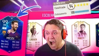 MESSI 99 TOTKS NO DRAFT ÉPICO!! FINALMENTE?! FIFA 19 FUT DRAFT!!