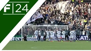 Heracles players and fans celebrate in style