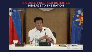 Part 2 of President Duterte's message to the nation | recorded Tuesday, November 9