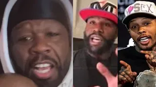 50 Cent REACTS To Floyd Mayweather GOING BROKE & HELD HOSTAGE Rumor From Gervonta Davis “NAH IT..