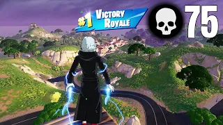 75 Elimination Solo vs Squads Wins (Fortnite Chapter 5 Season 2 Full Gameplay)