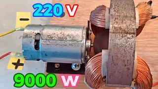 220 v 9000 w Free energy generatorNew generator experimentsHow to do it in the simplest cases?
