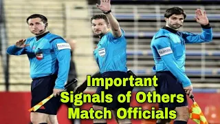 Assistant Referee's Signals | All Signal by Assistant Referee | Fourth official and AAR| IFAB | law6