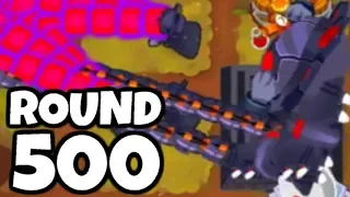 MAX Vengeful True Sun God Vs. ROUND 500! (Bloons TD 6)