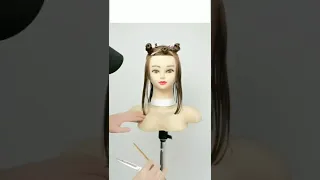 haircut tutorial 中長發剪頭發教程