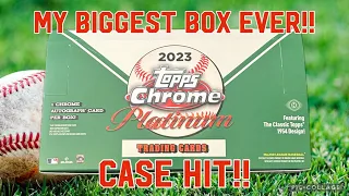 WE GOT THE HOT BOX!!! 2023 Topps Chrome Platinum Hobby Box!