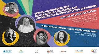 Sexual and Reproductive Health Rights: challenges and opportunities during the COVID-19 pandemic