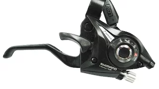 Как заменить трос на моноблоках Shimano ST-EF51