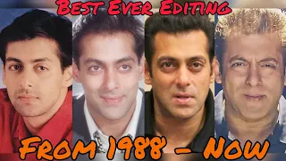 Salman Khan Then and Now || 1965 - Now || Face Evolution || #salmankhan