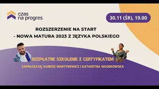 Rozszerzenie z polskiego na nowej maturze 2023