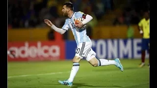 Lionel Messi vs Ecuador (Away) 11/10/2017 HD