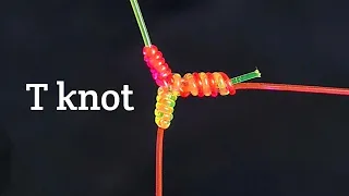 How to tie a T KNOT for bottom fishing