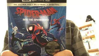 Spider-Man Into The Spider-Verse 4K Ultra HD Blu-Ray Unboxing