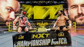 WWE Mayhem Adam Cole Bay Bay Vs Finn Balor The Prinxe for NXT Championship 2021