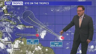 Thursday evening tropical update: Cindy is a tropical storm