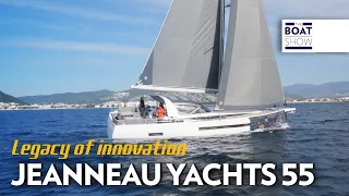 NEW!! JEANNEAU YACHTS 55 - Sail Boat Review - The Boat Show