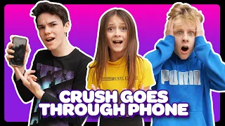 My CRUSH REACTS to my IPHONE Challenge **SECRET TEXTS EXPOSED**📲💔|Sophie Fergi ft. Jentzen Ramirez