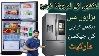 Low Price Refrigerators at Jackson Market Karachi | Refurbished Fridges | Used Refrigerators